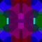 Multicolored Symmetric Techno Puzzle pattern as abstract background