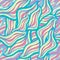 Multicolored vector seamless abstract hand-drawn pattern