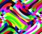 Multicolored vivid waves shapes abstract web bacground and texture