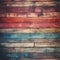 A Multicolored Wood Planks, bright vintage wooden background