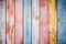 Multicolored Wooden Planks - A Vibrant Wall of Colorful Harmony