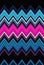 Multicolored zigzag rainbow wave pattern. backdrop seamless