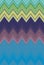 Multicolored zigzag rainbow wave pattern. colorful vivid