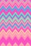 Multicolored zigzag rainbow wave pattern. vibrant woven