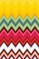 Multicolored zigzag rainbow wave pattern. wallpaper