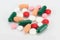 Multicolour pills