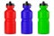 Multicolour Sport Plastic Water Bottles