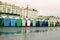 Multicoloured Beach Huts