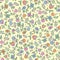 Multicoloured floral seamless pattern