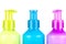 Multicoloured Lotion bottles