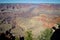 Multicoloured rocks with dozens of layers in Grand Canyon