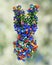 Multidrug transporter molecule, 3D illustration