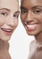 Multiethnic Young Women Smiling