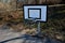 Multifunctional outdoor playground for ball games at school. Basketball hoops are at a low height for training beginners and child