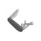 Multifunctional pocket knife icon