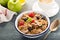 Multigrain healthy cereals with fresh berry