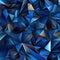 Multilayered blue geometric backgrounds with dimensional effects (tiled)