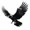 Multilayered Realism: A Captivating Black And White Crow Symbol