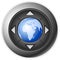 Multimedia button globe