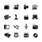 Multimedia computer icon set