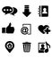 Multimedia icons set