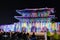 Multimedia lights show of Korean historic gate
