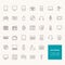 Multimedia Outline Icons