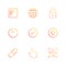 multimedia , sound , buttons , eps icons set vector