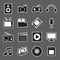 Multimedia sticker icon