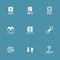 Multimedia Web Internet Vector Icon Set