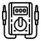 Multimeter icon, outline style