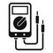 Multimeter icon, simple style