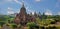 Multiple Bagan Temples, Pagodas, Stupas Panorama