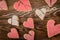 Multiple Broken Heart Cookies