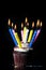 Multiple Candles on Cupcake