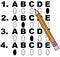 Multiple choice test