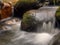 Multiple exposure of a rocky ravine IX