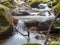 Multiple exposure of a rocky ravine VI