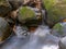 Multiple exposure of a rocky ravine X