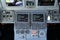 Multiple jet aircraft control system panels