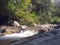 Multiple long exposure composite of the stream of the Moniquira river 2