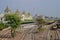 Multiple railway tracks behind Yangon Central Railway Station