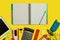 Multiple school and office supplies