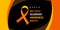 Multiple sclerosis awareness month. Vector banner, poster, flyer, greeting card for social media with text March Multiple