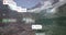 Multiple speech bubbles with social media icons and increasing numbers against mountain landscape