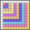 Multiplication Square. School vector illustration with colorful cubes. Multiplication Table. Poster for kids education