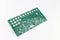 Multiplied printed circuit boards PCB isolated on the white background. PCB assembly