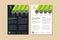 Multipurpose abstract brochure template, include cover and back pages