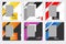 Multipurpose of square banner pack in modern gradient shape background color. Suitable for social media promotion ads, flyer,
