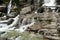 Multistage cascade waterfalls of Cold Creek